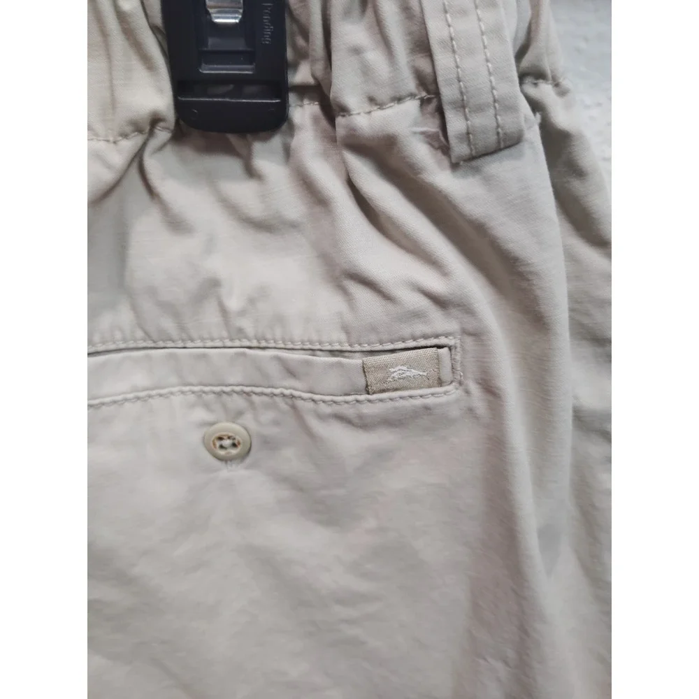 Tommy Bahama Mens XL Elastic Beige Cargo Relaxed 12
